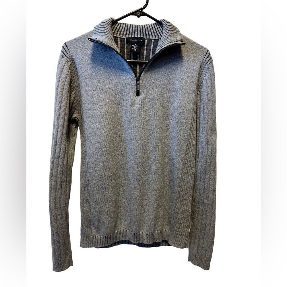 CALVIN Klein Sweater - Gray, Size M